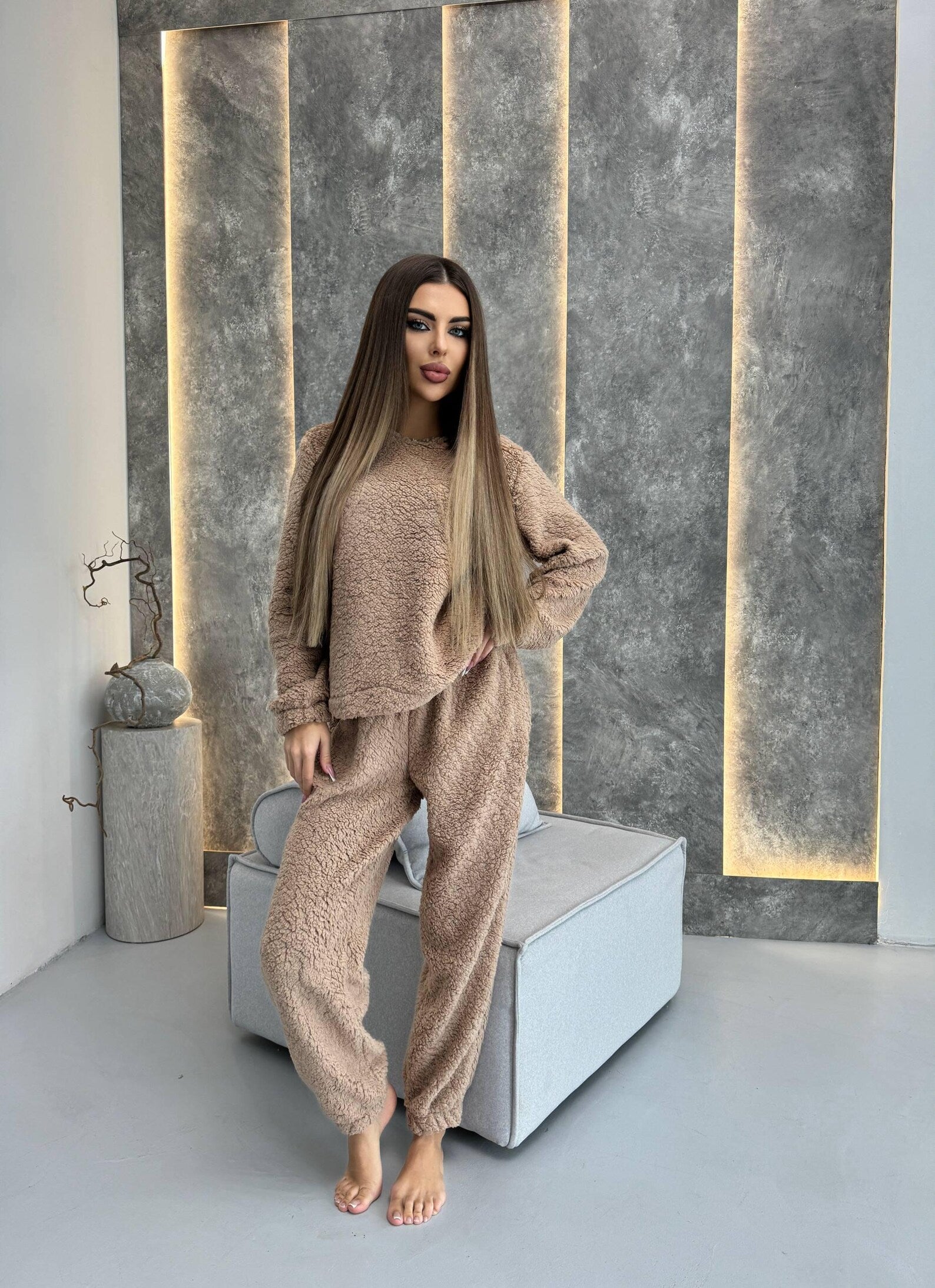 Teddy House Pants Set